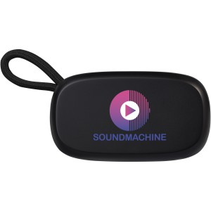 Loop recycled plastic TWS earbuds, Solid black (Earphones, headphones)