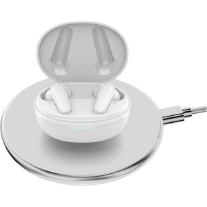 Prixton TWS158 ENC and ANC earbuds, White (Earphones, headphones)