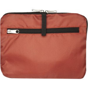 EcoFold RPET foldable backpack 15L, Brick (Backpacks)