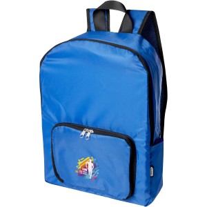 EcoFold RPET foldable backpack 15L, Royal blue (Backpacks)