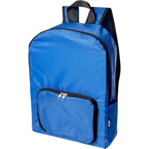EcoFold RPET foldable backpack 15L, Royal blue (Backpacks)