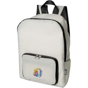 EcoFold RPET foldable backpack 15L, Sandstone (Backpacks)