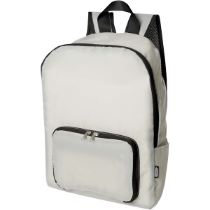 EcoFold RPET foldable backpack 15L, Sandstone (Backpacks)