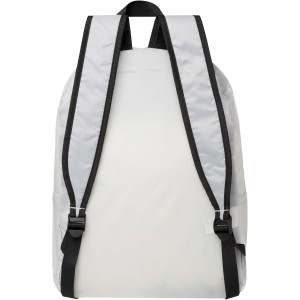 EcoFold RPET foldable backpack 15L, White (Backpacks)