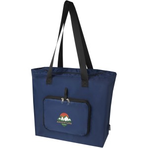 EcoFold RPET foldable tote bag 16L, Navy (Shopping bags)