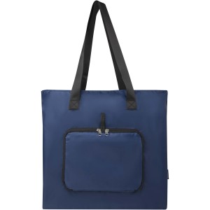 EcoFold RPET foldable tote bag 16L, Navy (Shopping bags)