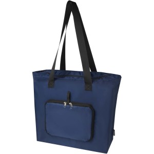 EcoFold RPET foldable tote bag 16L, Navy (Shopping bags)
