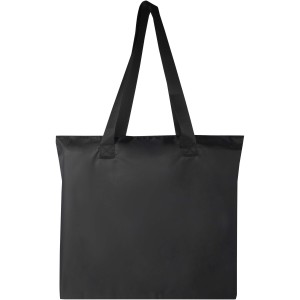 EcoFold RPET foldable tote bag 16L, Solid black (Shopping bags)