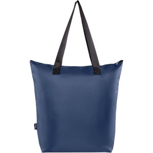 EcoFold RPET foldable tote cooler bag 15L, Navy (Cooler bags)