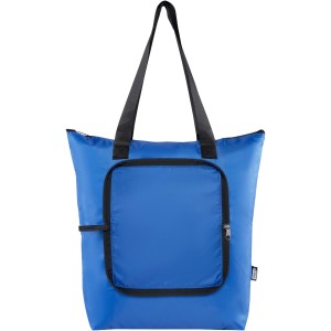 EcoFold RPET foldable tote cooler bag 15L, Royal blue (Cooler bags)