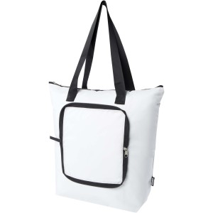 EcoFold RPET foldable tote cooler bag 15L, White (Cooler bags)