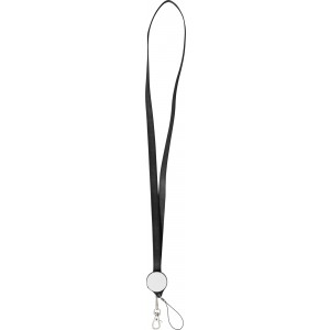 ABS 2-in-1 lanyard Romario, black (Eletronics cables, adapters)