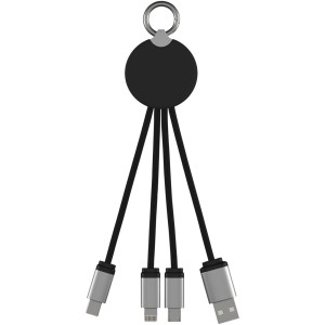SCX.design C16 ring light-up cable, Red, Solid black (Eletronics cables, adapters)