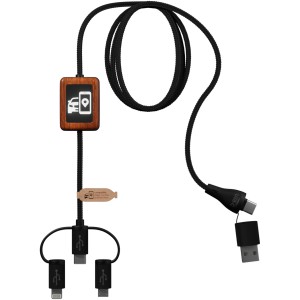 SCX.design C46 5-in-1 CarPlay cable, Solid black (Eletronics cables, adapters)