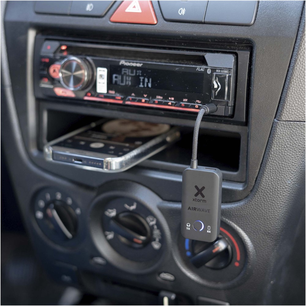 Xtorm XAWBT01 AirWave wireless audio adapter, Solid black (Eletronics cables, adapters)