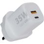 Xtorm XEC035 GaN2 Ultra 35W wall charger - UK plug, White
