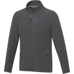 Elevate Amber men's GRS recycled full zip fleece jacket, Storm grey (3752982)