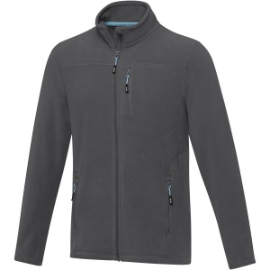 Elevate Amber men's GRS recycled full zip fleece jacket, Storm grey (Polar pullovers)