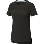 Elevate Borax short sleeve women's GRS recycled cool fit t-shirt, Solid black (3752390)
