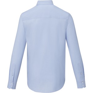 Elevate Cuprite long sleeve men's  organic shirt, Light blue (shirt)