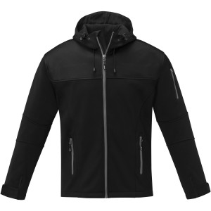 Elevate Match men's softshell jacket, Solid black (Jackets)