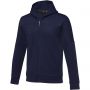 Elevate Nubia men's performance full zip knit jacket, Navy