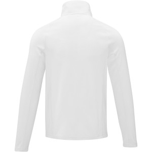 Elevate Zelus men's fleece jacket, White (Polar pullovers)