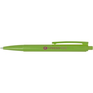 Elsa recycled plastic ballpoint pen, Green (Plastic pen)