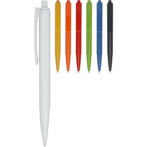 Elsa recycled plastic ballpoint pen, Solid black (Plastic pen)