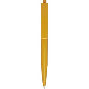 Elsa recycled plastic ballpoint pen, Yellow (Plastic pen)