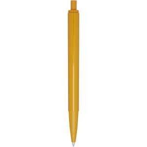 Elsa recycled plastic ballpoint pen, Yellow (Plastic pen)