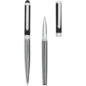 Empire Duo Pen Gift Set, Silver, solid black (Pen sets)