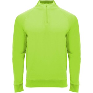 Epiro long sleeve unisex quarter zip sweatshirt, Fluor Green