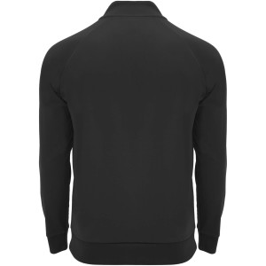 Epiro long sleeve unisex quarter zip sweatshirt, Solid black (Pullovers)