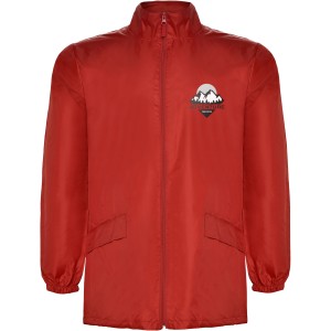 Escocia unisex lightweight rain jacket, Red (Jackets)