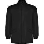 Escocia unisex lightweight rain jacket, Solid black (R50743O)