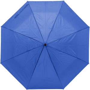 Pongee (190T) umbrella Zachary, cobalt blue