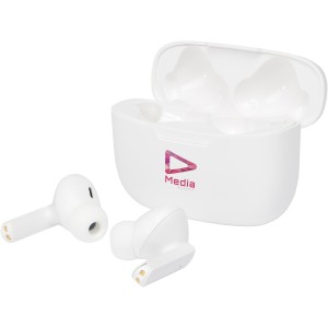 Essos 2.0 True Wireless auto pair earbuds with case, White (Earphones, headphones)