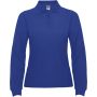 Estrella long sleeve women's polo, Royal