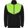 Evans kids tracksuit, Solid black, Lime