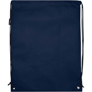 Evergreen GRS recycled non-woven drawstring bag 5L, Navy (Backpacks)