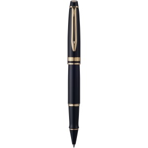 Expert rollerball pen, solid black,Gold (Fountain-pen, rollerball)