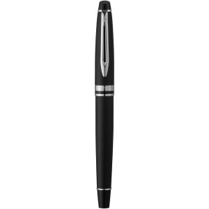 Expert rollerball pen, solid black,Silver (Fountain-pen, rollerball)