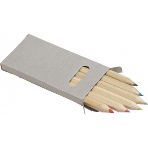 Wooden pencil set Gigi, grey