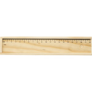 Wooden box with pencils Carmelita, brown