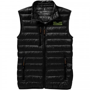 Fairview light down bodywarmer, solid black (Vests)