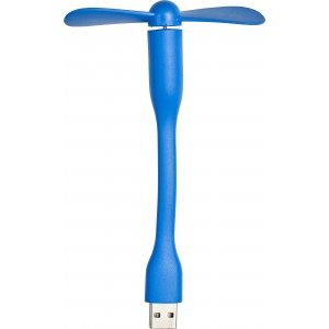 PVC USB fan, light blue (Fan)