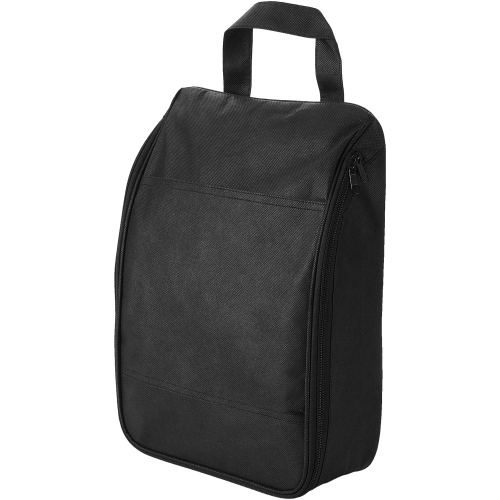 Printed Faro nonwoven shoe bag, solid black (Suit carrier, shoe bag)