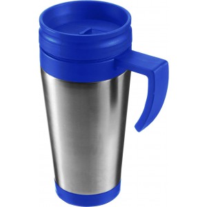 Stainless steel travel mug Dev, blue