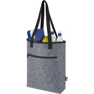 Felta GRS recycled felt cooler tote bag 12L, Grey (Cooler bags)